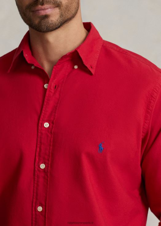 chemise oxford teinte en pièce 46T60T1516 Hommes Ralph Lauren rl 2000 rouge