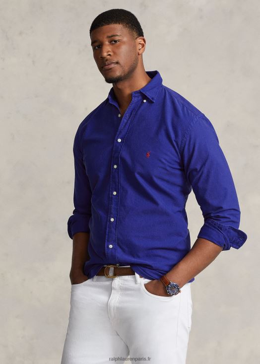 chemise oxford teinte en pièce 46T60T1517 Hommes Ralph Lauren ville royale