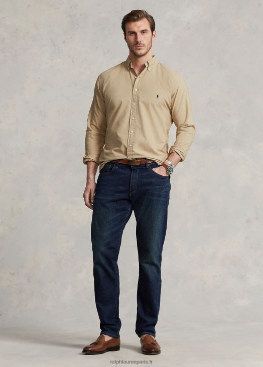 chemise oxford teinte en pièce 46T60T1519 Hommes Ralph Lauren bronzage de Surrey