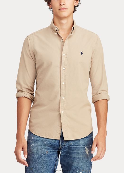 chemise oxford teinte en pièce 46T60T1519 Hommes Ralph Lauren bronzage de Surrey