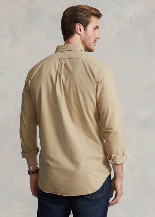 chemise oxford teinte en pièce 46T60T1519 Hommes Ralph Lauren bronzage de Surrey