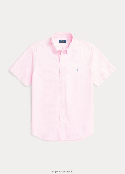 chemise oxford teinte en pièce 46T60T1874 Hommes Ralph Lauren rose carmel