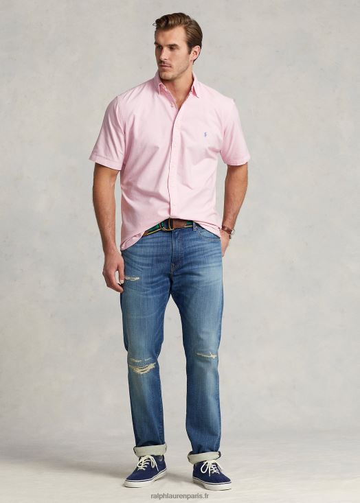 chemise oxford teinte en pièce 46T60T1874 Hommes Ralph Lauren rose carmel