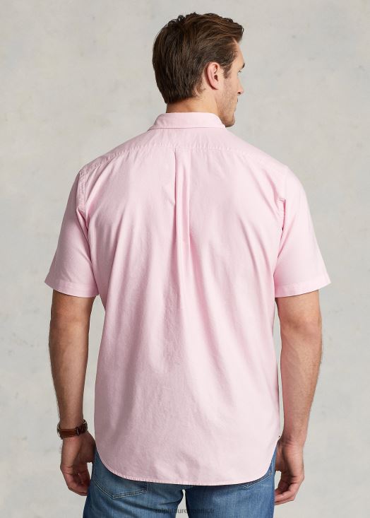 chemise oxford teinte en pièce 46T60T1874 Hommes Ralph Lauren rose carmel