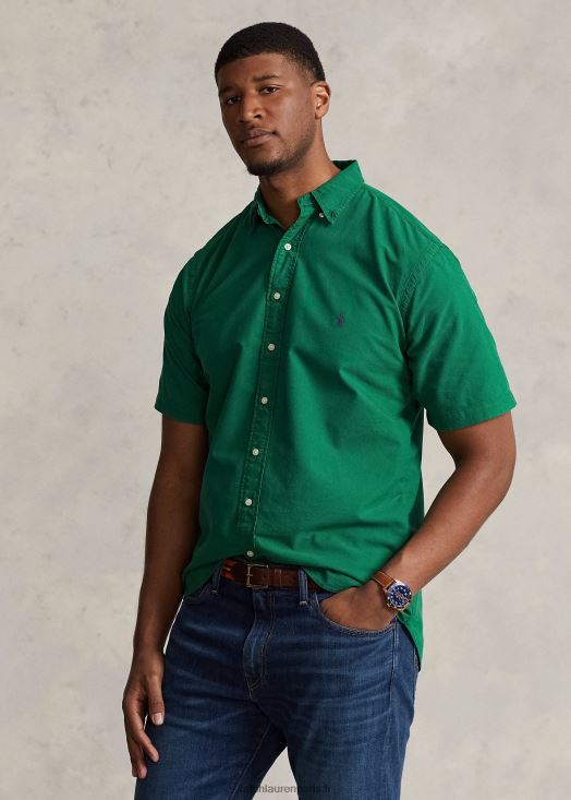 chemise oxford teinte en pièce 46T60T1876 Hommes Ralph Lauren vert primaire