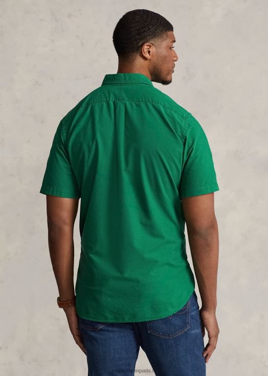 chemise oxford teinte en pièce 46T60T1876 Hommes Ralph Lauren vert primaire