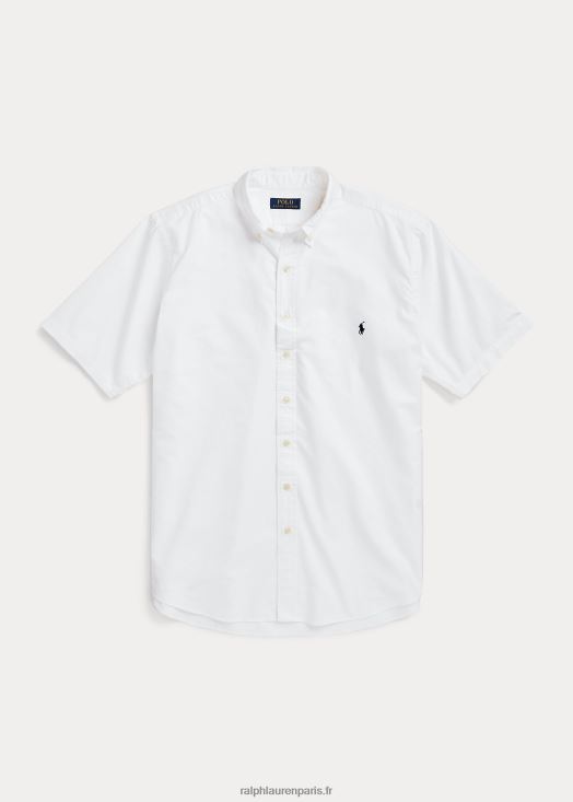 chemise oxford teinte en pièce 46T60T1878 Hommes Ralph Lauren blanc