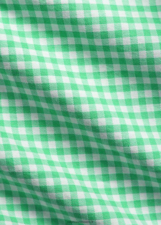 chemise oxford vichy 46T60T1424 Hommes Ralph Lauren été émeraude/blanc