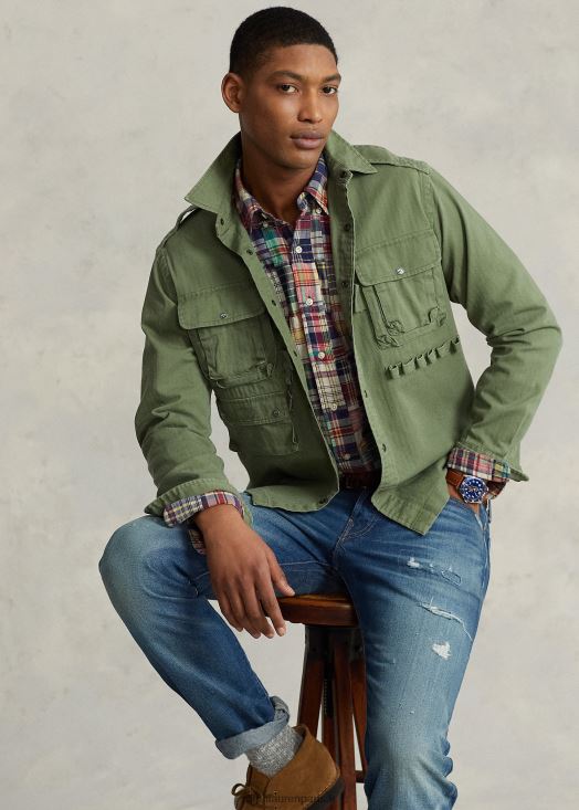 chemise patchwork madras coupe classique 46T60T8524 Hommes Ralph Lauren madras patchwork