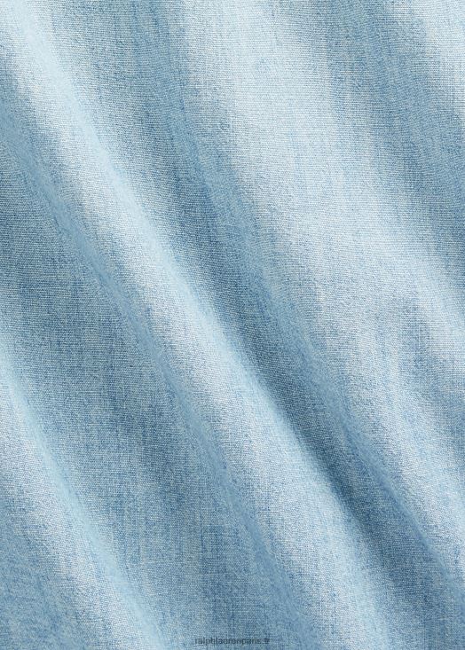 chemise western en chambray coupe slim 46T60T1716 Hommes Ralph Lauren laver davey