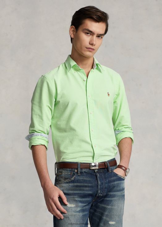 la chemise oxford emblématique - toutes coupes 46T60T8372 Hommes Ralph Lauren oasis verte