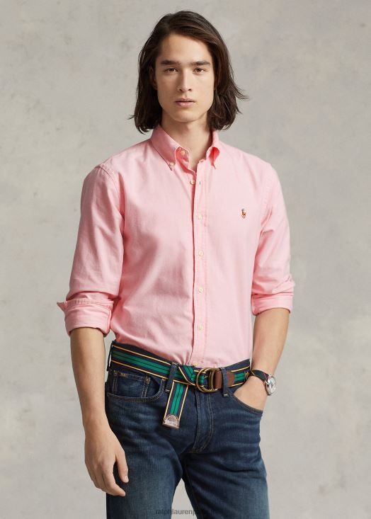 la chemise oxford emblématique - toutes coupes 46T60T8375 Hommes Ralph Lauren rose