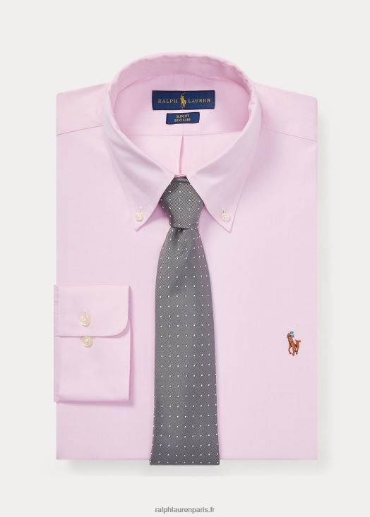 chemise oxford coupe slim facile d'entretien 46T60T1043 Hommes Ralph Lauren rose/blanc