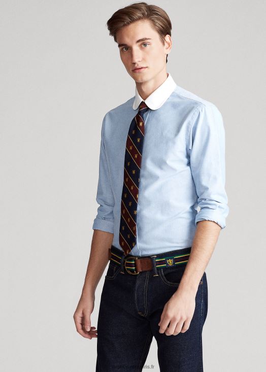 chemise oxford sur mesure 46T60T958 Hommes Ralph Lauren bsr bleu