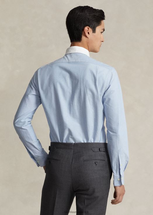 chemise oxford sur mesure 46T60T958 Hommes Ralph Lauren bsr bleu