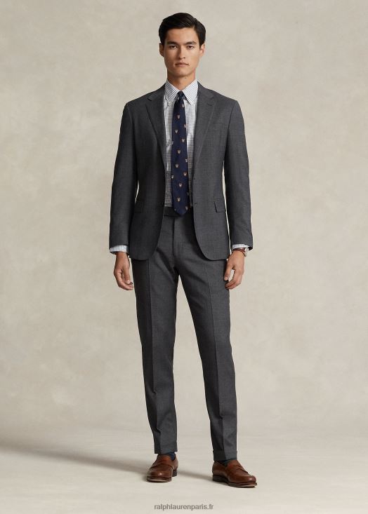chemise oxford tattersall coupe ajustée 46T60T1249 Hommes Ralph Lauren multicolore violet/blanc
