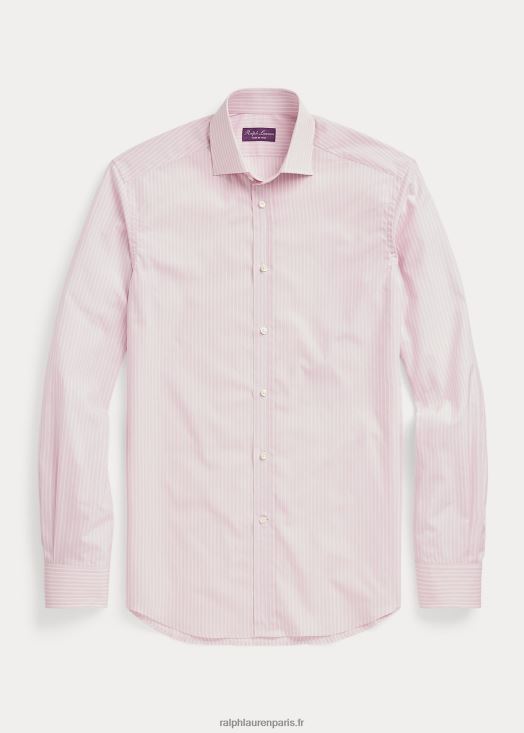 chemise rayée fil à fil 46T60T54 Hommes Ralph Lauren rose/blanc