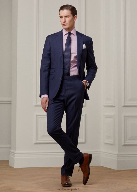 chemise rayée fil à fil 46T60T54 Hommes Ralph Lauren rose/blanc