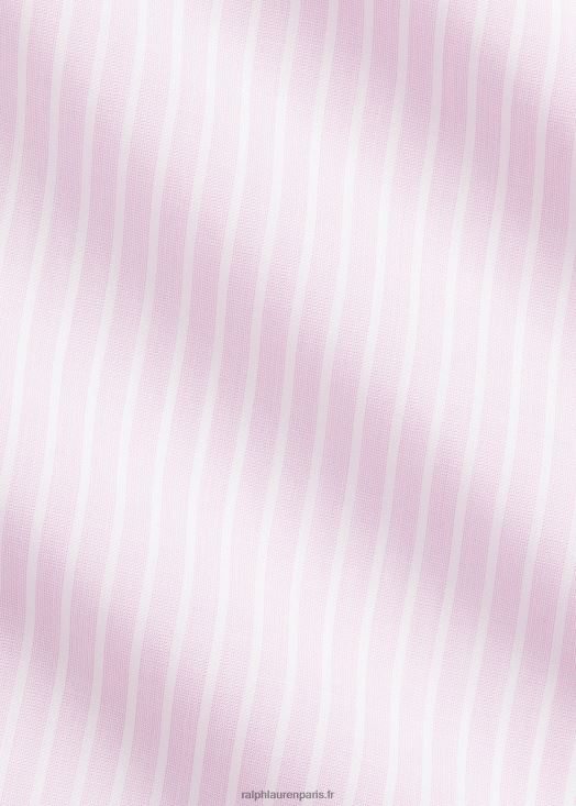 chemise rayée fil à fil 46T60T54 Hommes Ralph Lauren rose/blanc