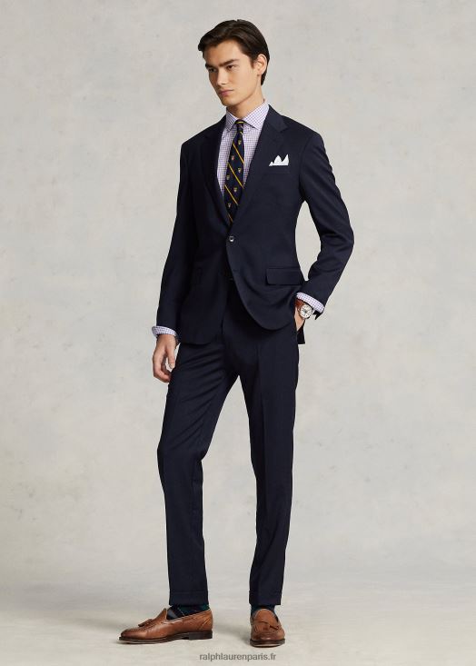 chemise slim fit en popeline à carreaux 46T60T743 Hommes Ralph Lauren cactus violet/blanc