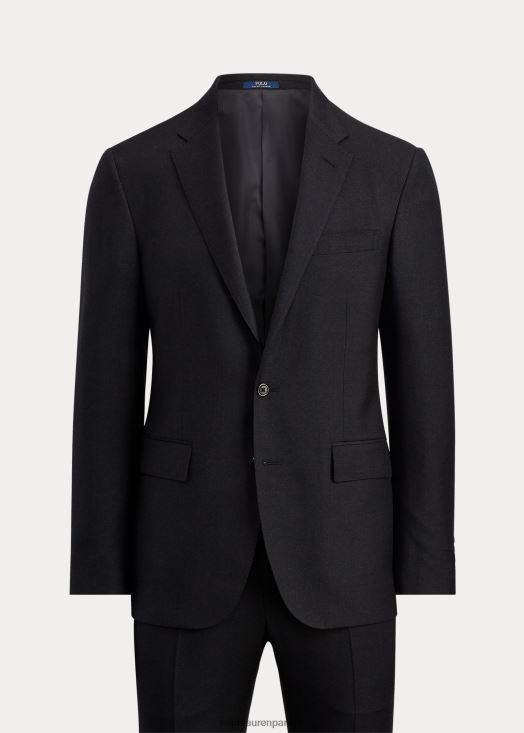 costume polo en sergé de laine 46T60T933 Hommes Ralph Lauren charbon
