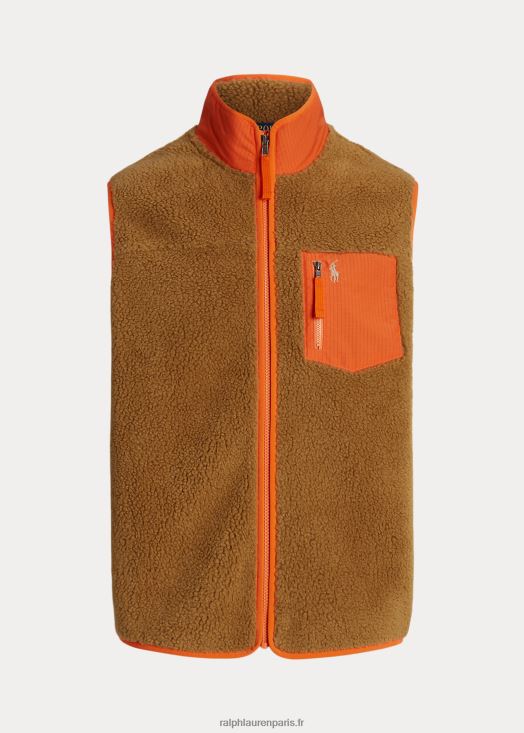 gilet polaire à poils collés 46T60T1254 Hommes Ralph Lauren surf de sable