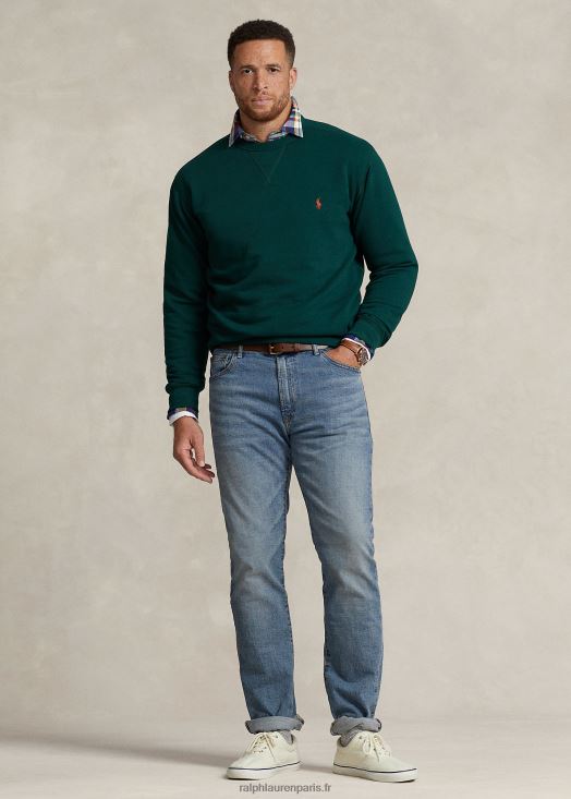 jean droit décontracté hampton 46T60T1468 Hommes Ralph Lauren indigo clair
