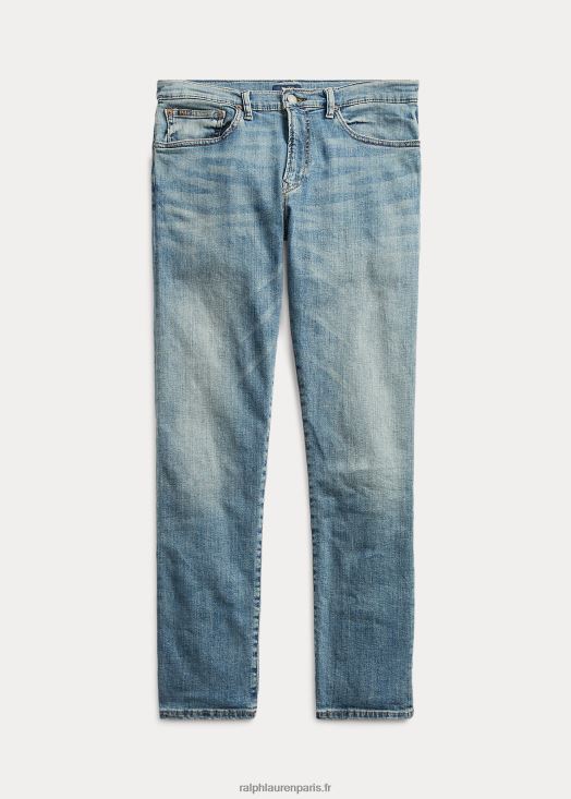 jean droit décontracté hampton 46T60T1468 Hommes Ralph Lauren indigo clair