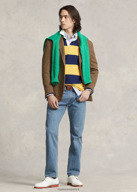 jean droit décontracté hampton 46T60T337 Hommes Ralph Lauren indigo moyen