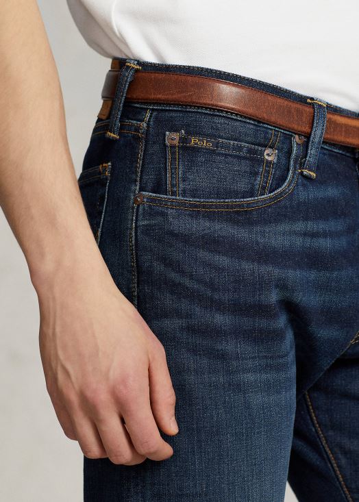jean droit décontracté hampton 46T60T8620 Hommes Ralph Lauren tronçon westlyn