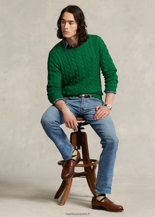 jean droit slim varick 46T60T681 Hommes Ralph Lauren tronçon de granger