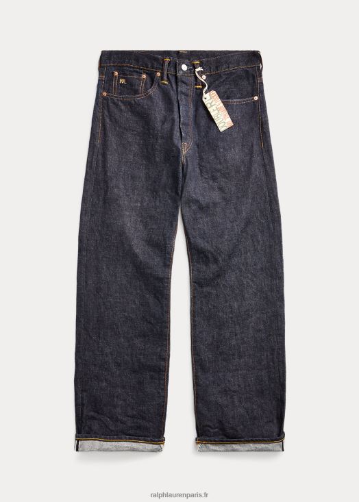 jean lisière est-ouest vintage 5 poches 46T60T8696 Hommes Ralph Lauren rinçage est/ouest