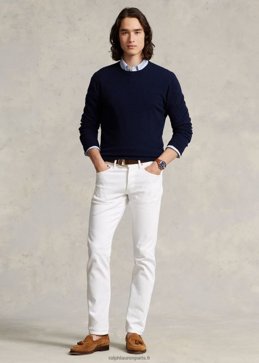 jean slim stretch sullivan 46T60T1078 Hommes Ralph Lauren douvres stretch blanc