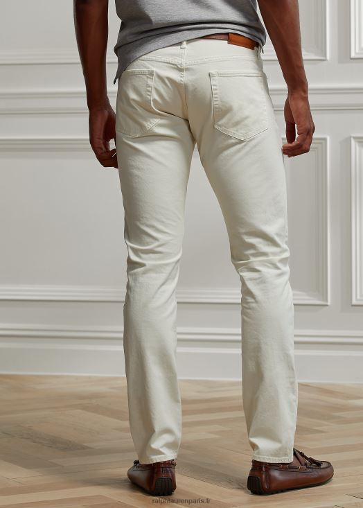 jean stretch coupe slim 46T60T50 Hommes Ralph Lauren crème classique