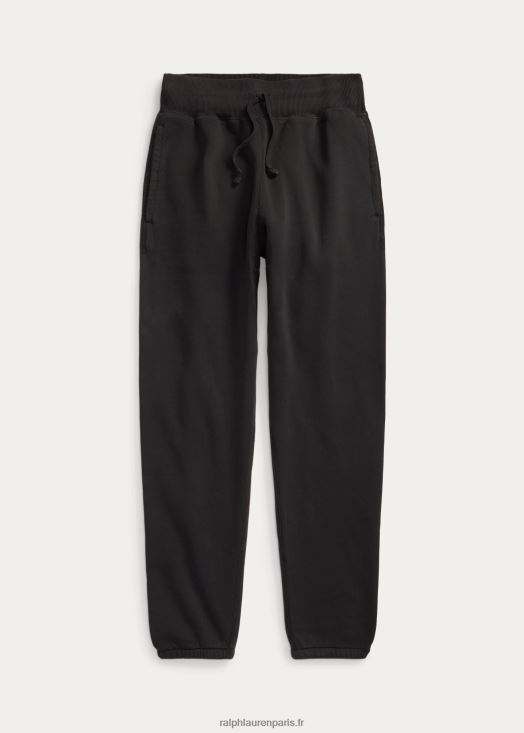 pantalon de survêtement polaire 46T60T1713 Hommes Ralph Lauren noir délavé