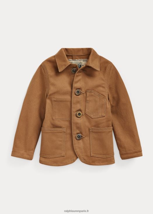 mini manteau de corvée en édition limitée 46T60T8838 Hommes Ralph Lauren kaki