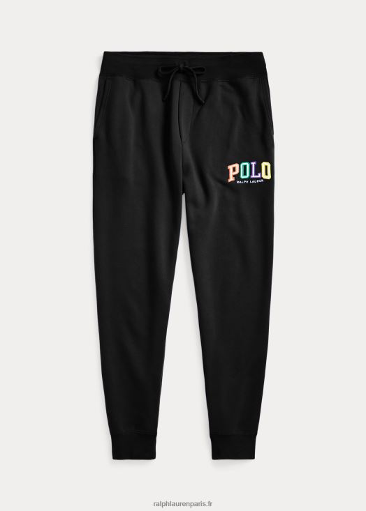 le pantalon de jogging en molleton à logo rl 46T60T688 Hommes Ralph Lauren noir