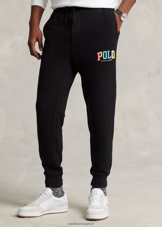 le pantalon de jogging en molleton à logo rl 46T60T688 Hommes Ralph Lauren noir