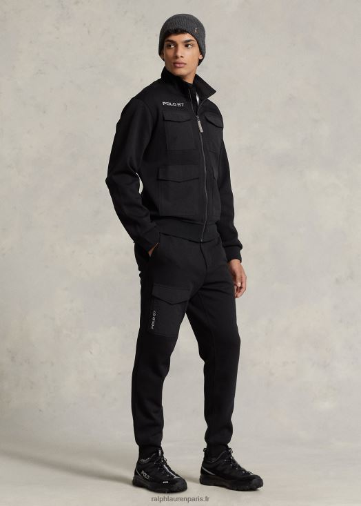 pantalon de jogging hybride déperlant 46T60T106 Hommes Ralph Lauren noir