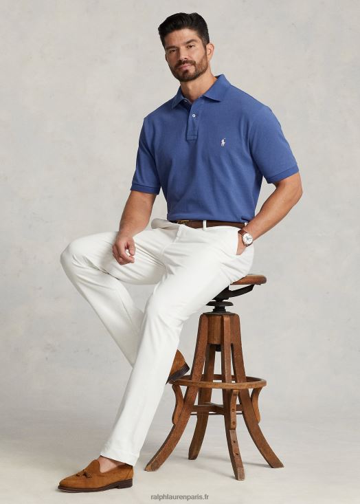 pantalon chino stretch coupe classique 46T60T1659 Hommes Ralph Lauren lavage de pont blanc