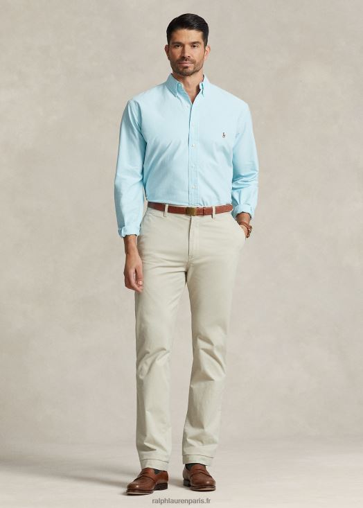 pantalon chino stretch coupe classique 46T60T1858 Hommes Ralph Lauren pierre classique