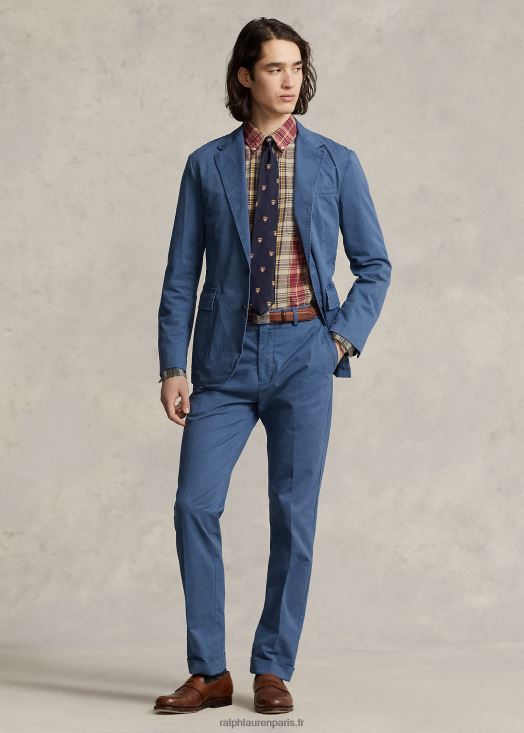 pantalon de costume chino stretch 46T60T719 Hommes Ralph Lauren bleu clancy