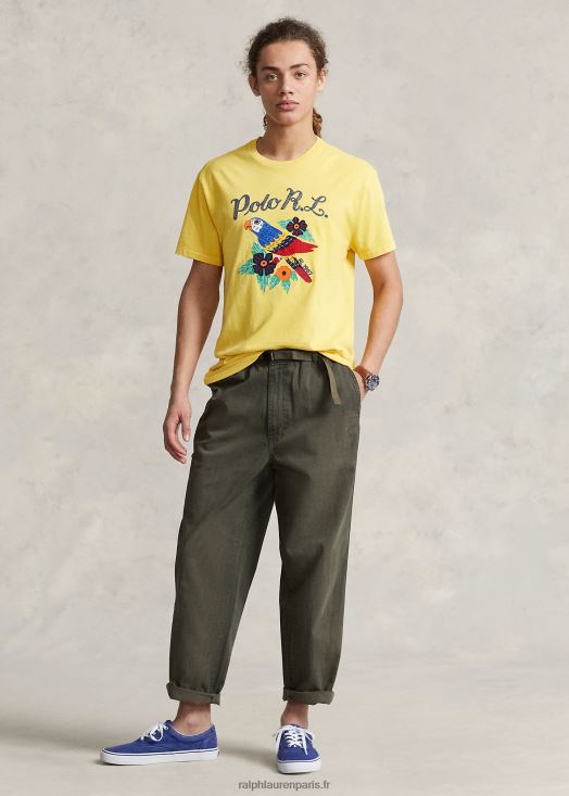 pantalon de randonnée en sergé coupe décontractée 46T60T815 Hommes Ralph Lauren sauge noire