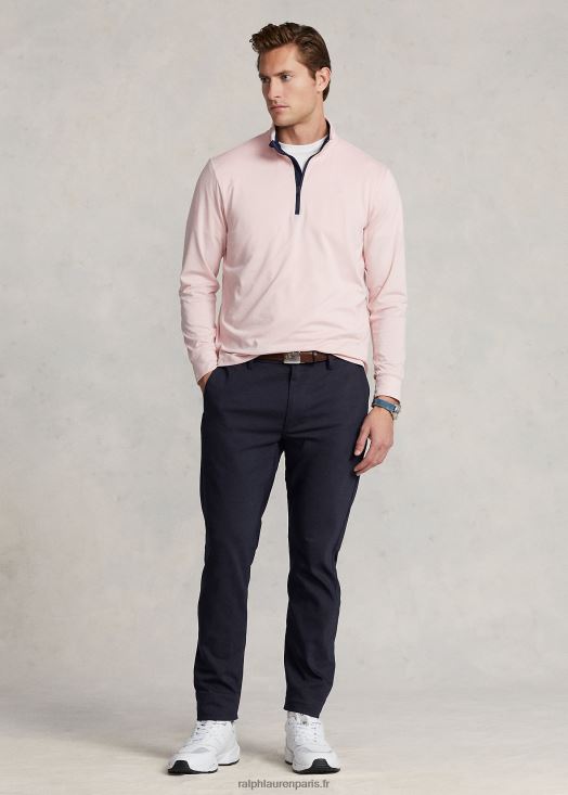 pantalon dobby stretch coupe slim 46T60T1146 Hommes Ralph Lauren collection marine