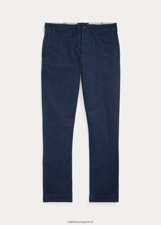 pantalon slim en sergé à chevrons 46T60T1703 Hommes Ralph Lauren vaut la marine