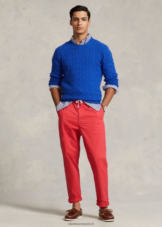 polo prepster pantalon chino coupe classique 46T60T576 Hommes Ralph Lauren tribord rouge