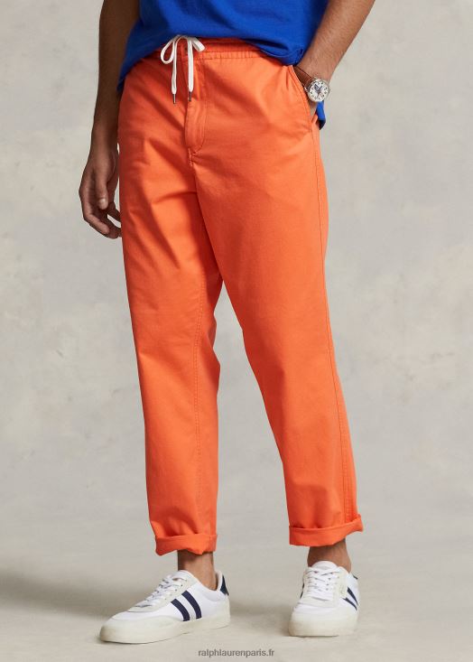 polo prepster pantalon chino coupe classique 46T60T577 Hommes Ralph Lauren corail d'été