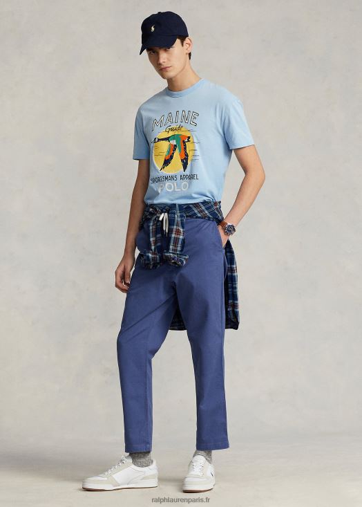 polo prepster pantalon chino coupe classique 46T60T578 Hommes Ralph Lauren vieux royal