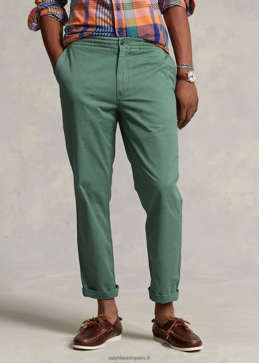 polo prepster pantalon chino coupe classique 46T60T579 Hommes Ralph Lauren forêt lavée