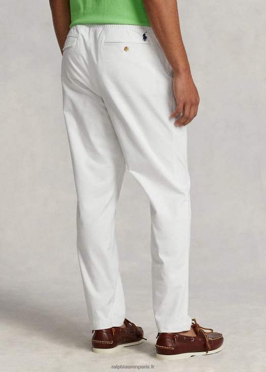 polo prepster pantalon chino coupe classique 46T60T581 Hommes Ralph Lauren lavage de pont blanc